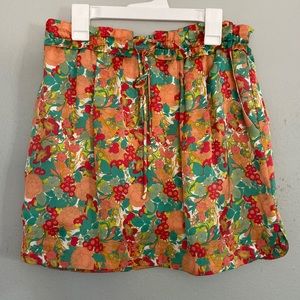Women’s Satin Mini Skirt w/ Lining